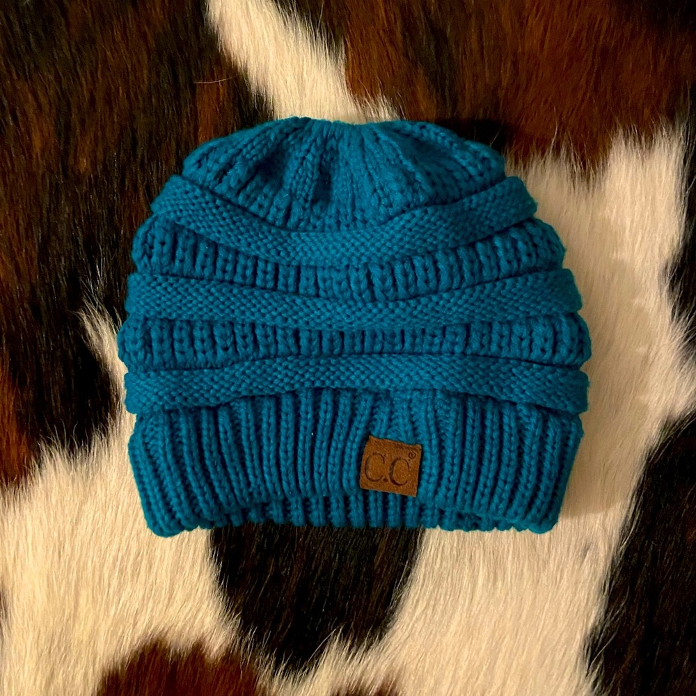 CC Beanie Bun/Ponytail Hat